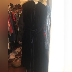 Laura Ashley Deep Navy Velvet